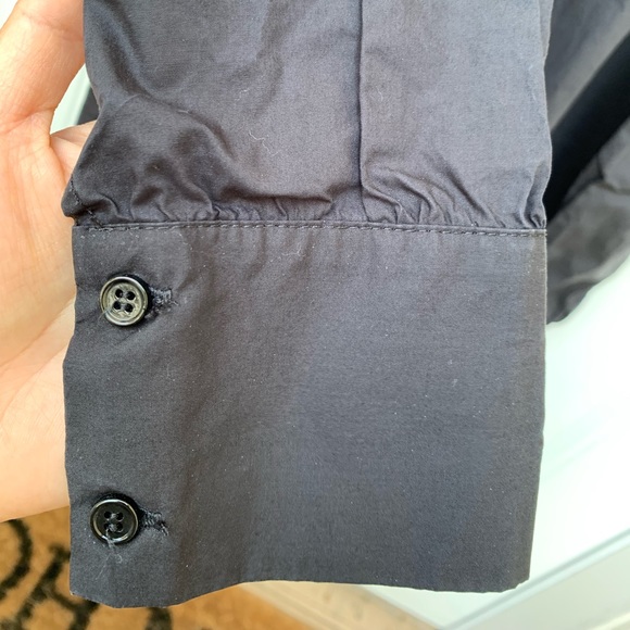 Brand New Central Park West Blouse cut-off shoulder bow-tie - Picture 7 of 7